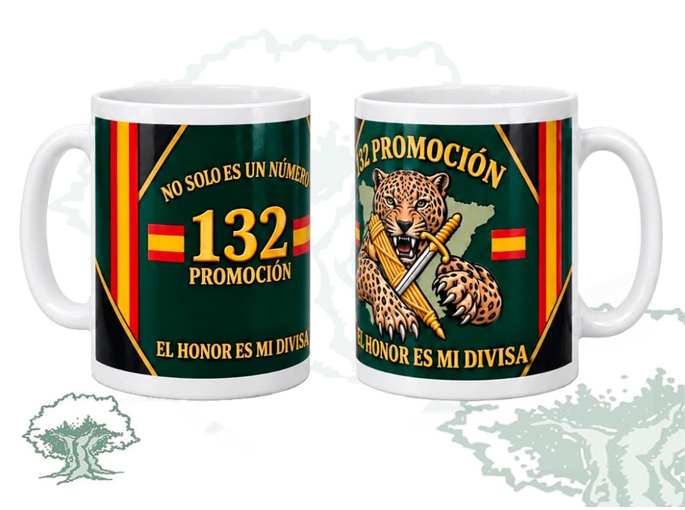 Taza 132 Promoción Guardia Civil