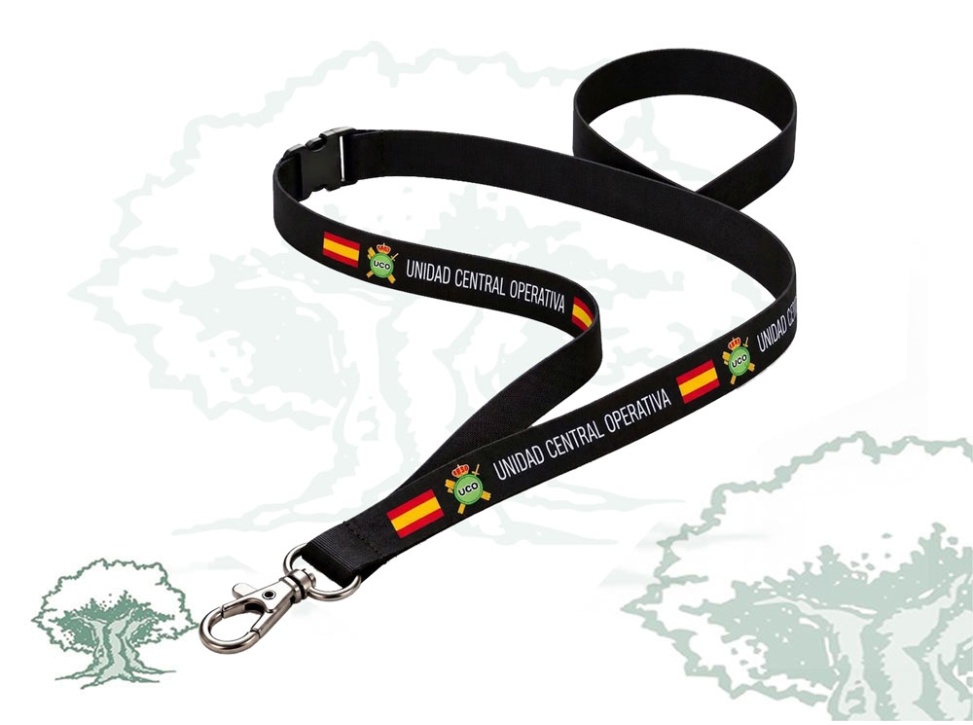 Cinta lanyard UCO Guardia Civil