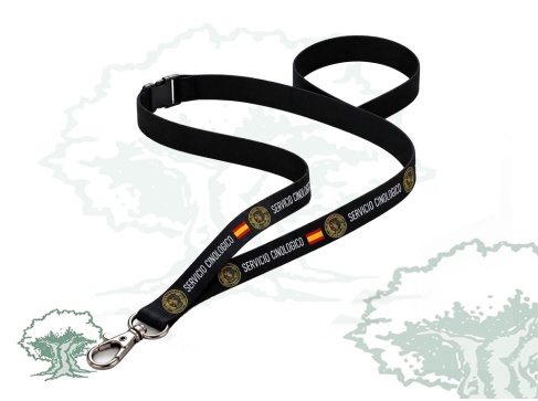 Cinta lanyard Servicio Cinológico Guardia Civil