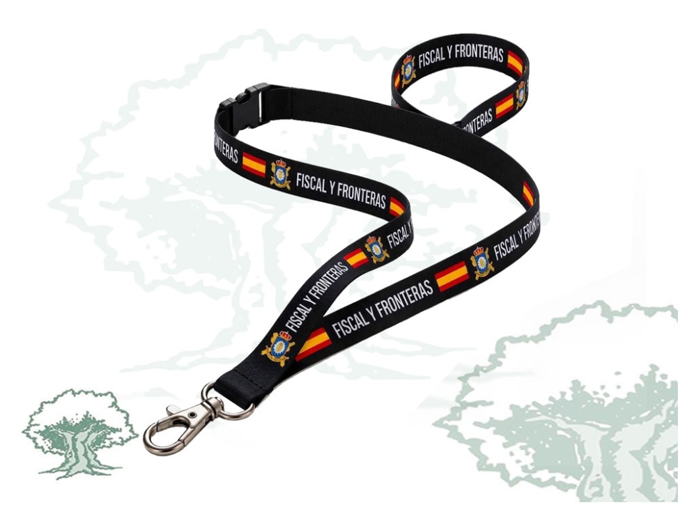 Cinta lanyard Fiscal y Fronteras Guardia Civil