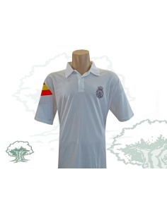 Polo Policía Nacional España blanco