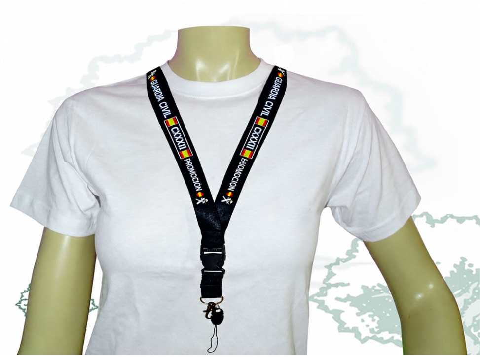 Cinta lanyard 132 Promoción Guardia Civil