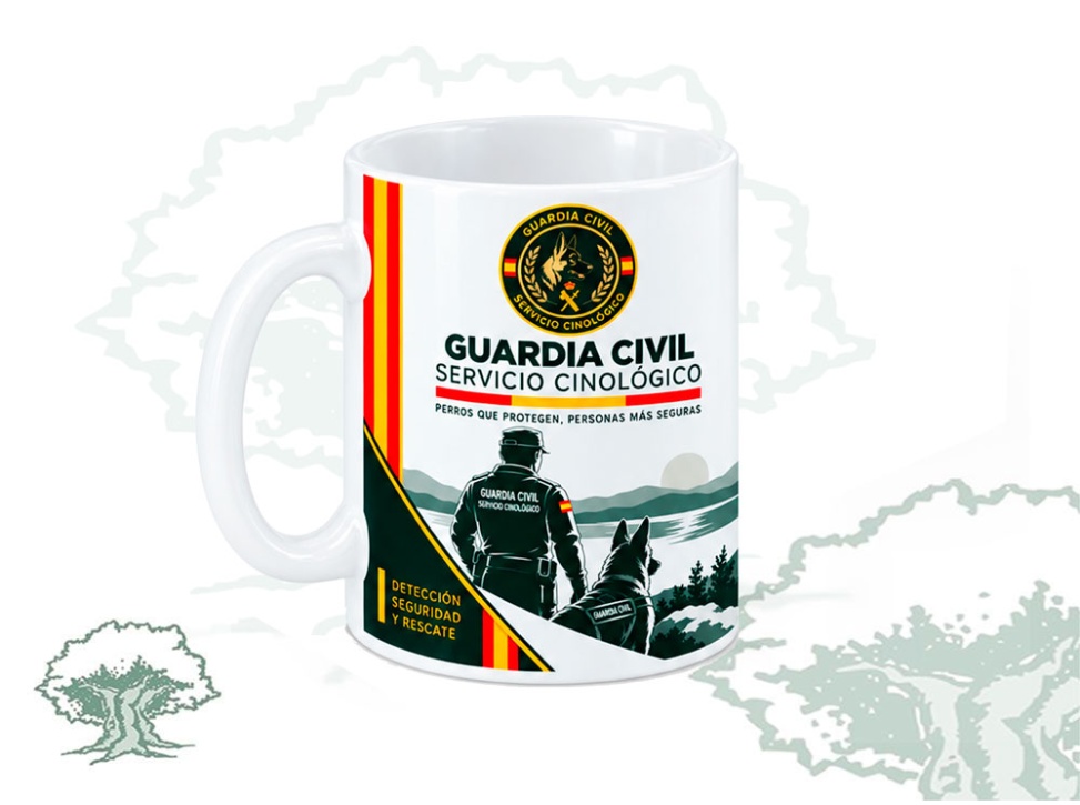 Taza Servicio Cinológico Guardia Civil