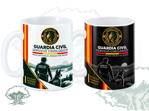 Taza Servicio Cinológico Guardia Civil