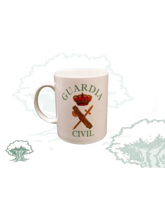 Taza Guardia Civil blanca