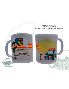 Taza Aqui bebe el mejor Guardia Civil