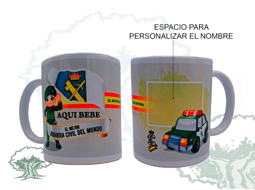 Taza Aqui bebe el mejor Guardia Civil