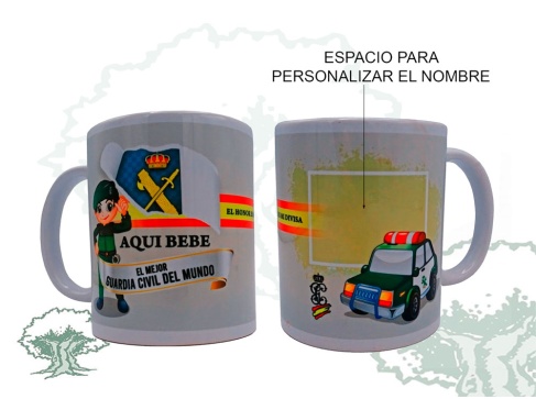 Taza Aqui bebe el mejor Guardia Civil