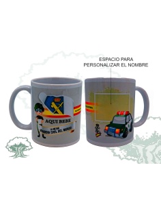 Taza Aqui bebe la mejor Guardia Civil