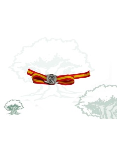 Pulsera Guardia Civil España de tela con chapa