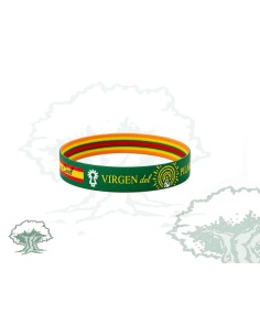 Pulsera Virgen del Pilar de tela
