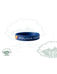 Pulsera Policía Nacional de silicona