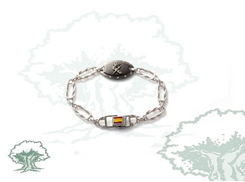 Pulsera Guardia Civil de plata varios modelos