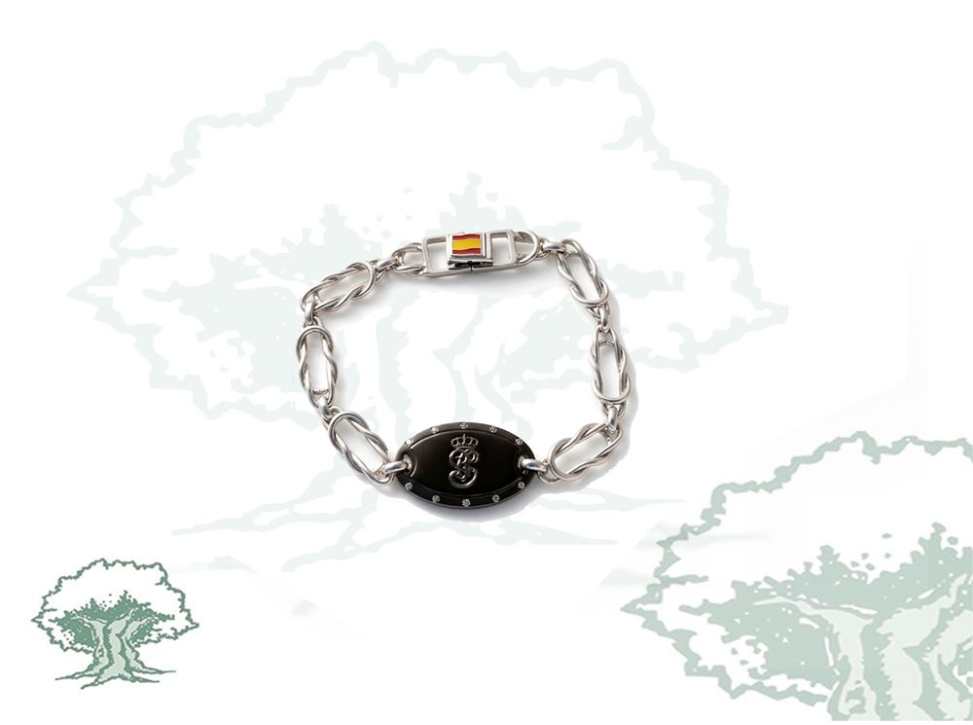 Pulsera Guardia Civil de plata varios modelos