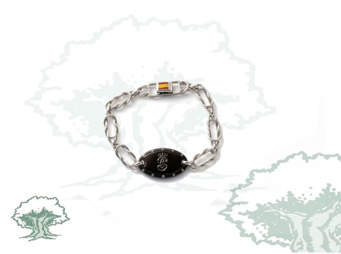 Pulsera Guardia Civil de plata varios modelos