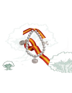 Pulsera Guardia Civil de perlas 2