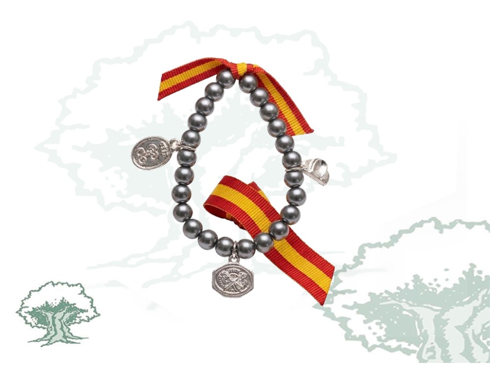 Pulsera Guardia Civil de perlas