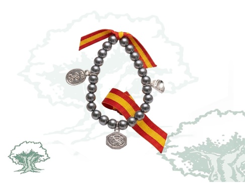 Pulsera Guardia Civil de perlas