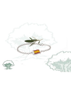 Pulsera España de plata