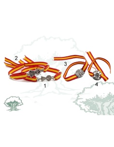 Pulsera Virgen del Pilar España de tela
