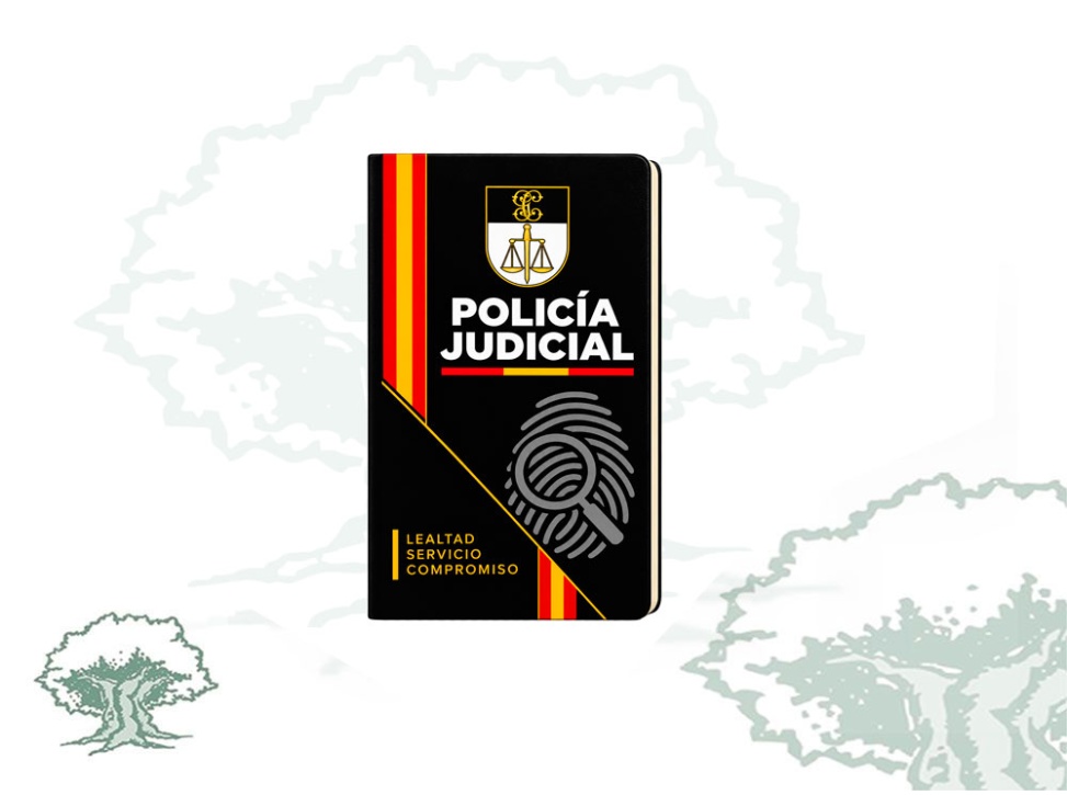 Libreta Policía Judicial Guardia Civil