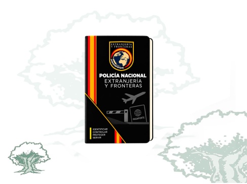Libreta Extranjería y Fronteras Policía Nacional