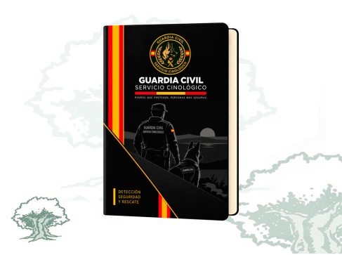 Libreta Servicio Cinológico Guardia Civil de polipiel