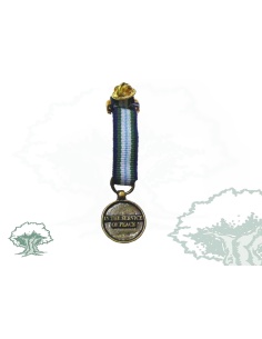 Medalla ONU (MINUSTAH) miniatura 2