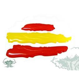 Pegatina bandera de España mediana