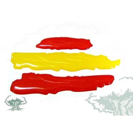 Pegatina bandera de España mediana