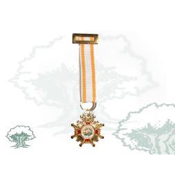 Medalla Isabel la Católica miniatura