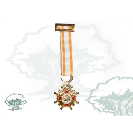 Medalla de la Orden de Isabel la Católica miniatura