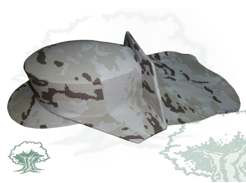 Tricornio de camuflaje con visera Tricornio de camuflaje con visera