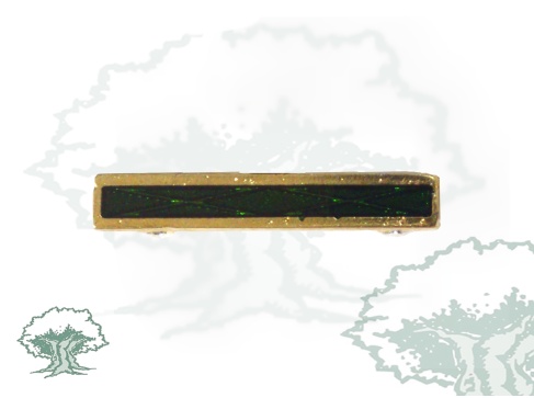 Barra rombos Montaña del Ejército verde sin principio