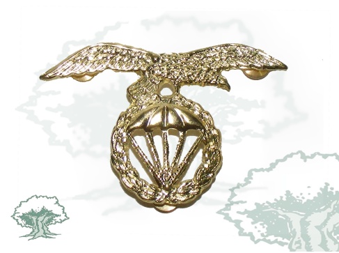 Emblema Brigada Paracaidista dorado para boina
