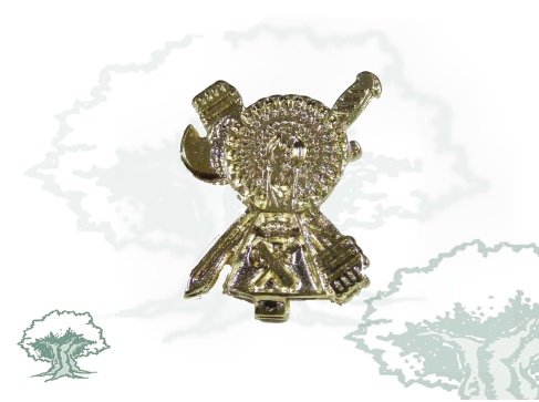 Pin Virgen del Pilar sobre emblema Guardia Civil Pin Virgen del Pilar sobre emblema Guardia Civil