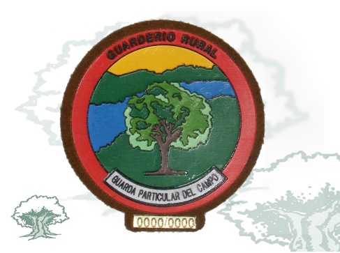 Número de identificación para parche Guarda Rural