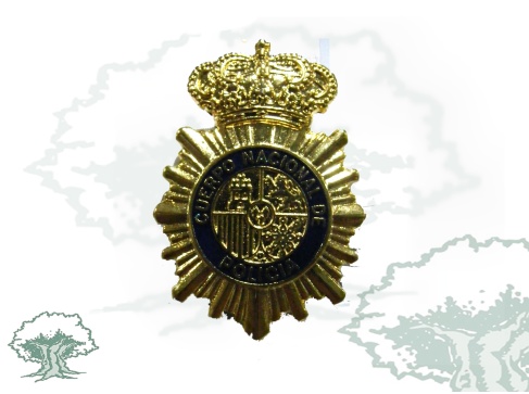 Emblema Policía Nacional para gorra de plato