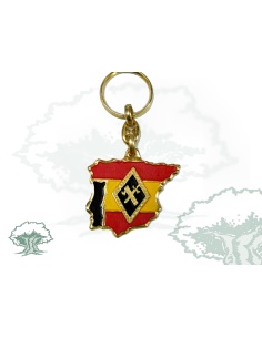 Llavero silueta España Guardia Civil