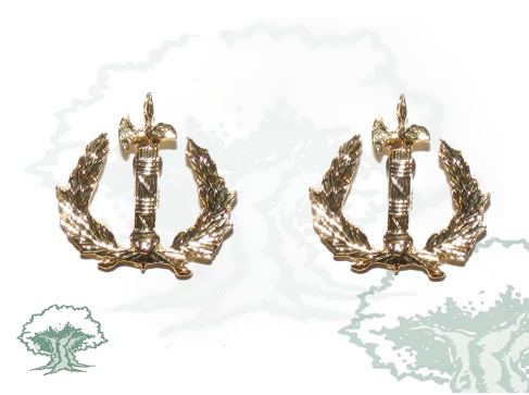 Emblemas Cuerpo Jurídico Ejército para cuello