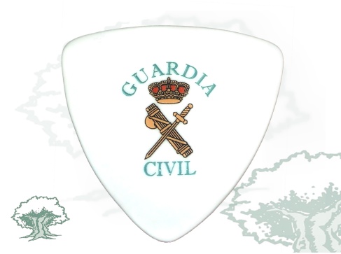 Imán Guardia Civil triangular pequeño