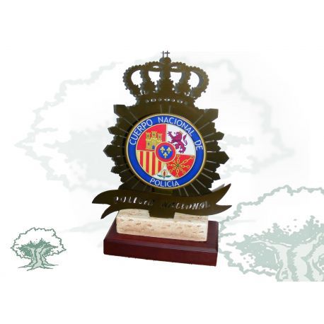 Figura emblema Policía Nacional grande