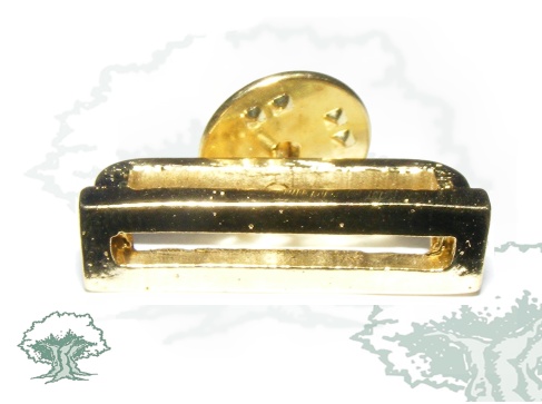 Laña de 2 huecos con enganche tipo pin mini