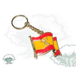 Llavero Guardia Civil con bandera de España
