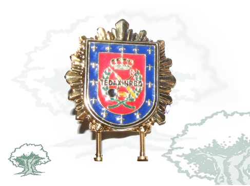 Distintivo de permanencia Tedax-NRBQ de la Policía Nacional