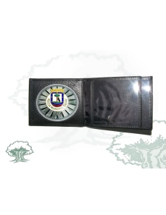 Cartera Policía Municipal de Madrid negra para chapa