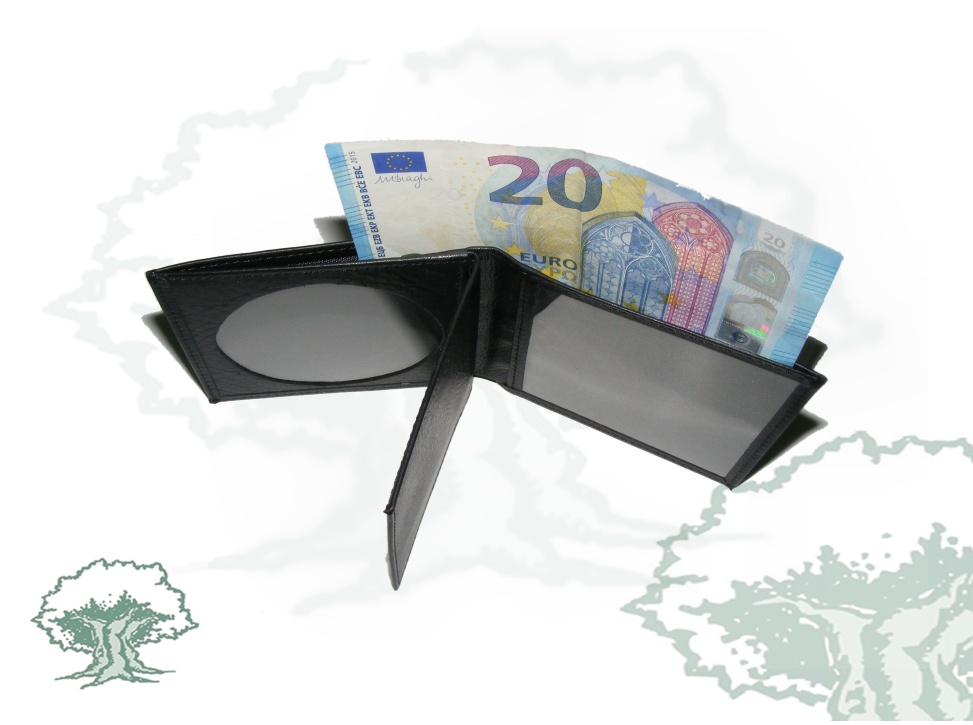 Cartera Policía Municipal de Madrid negra para chapa