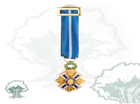 Medalla Orden del Mérito Civil para Oficial miniatura