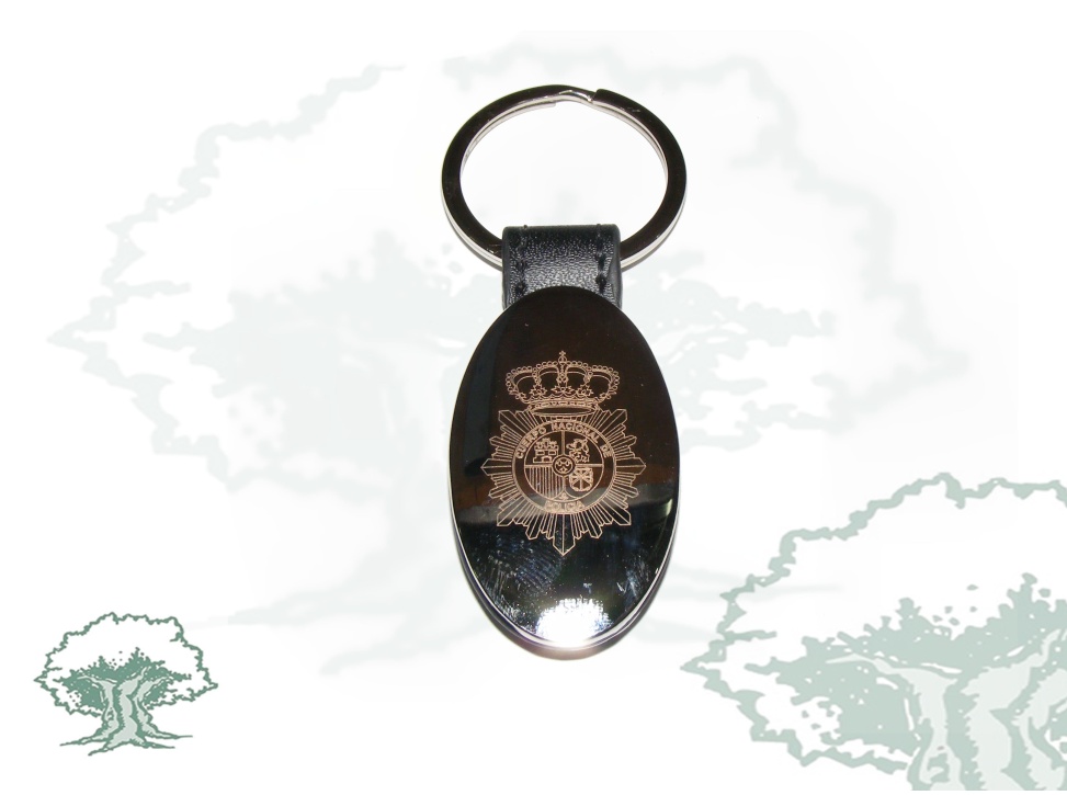 Llavero Policía Nacional ovalado