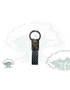 Llavero Guardia Civil fibra de carbono